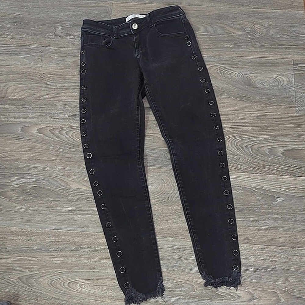 Zara Z1975 Denim Black Jeans